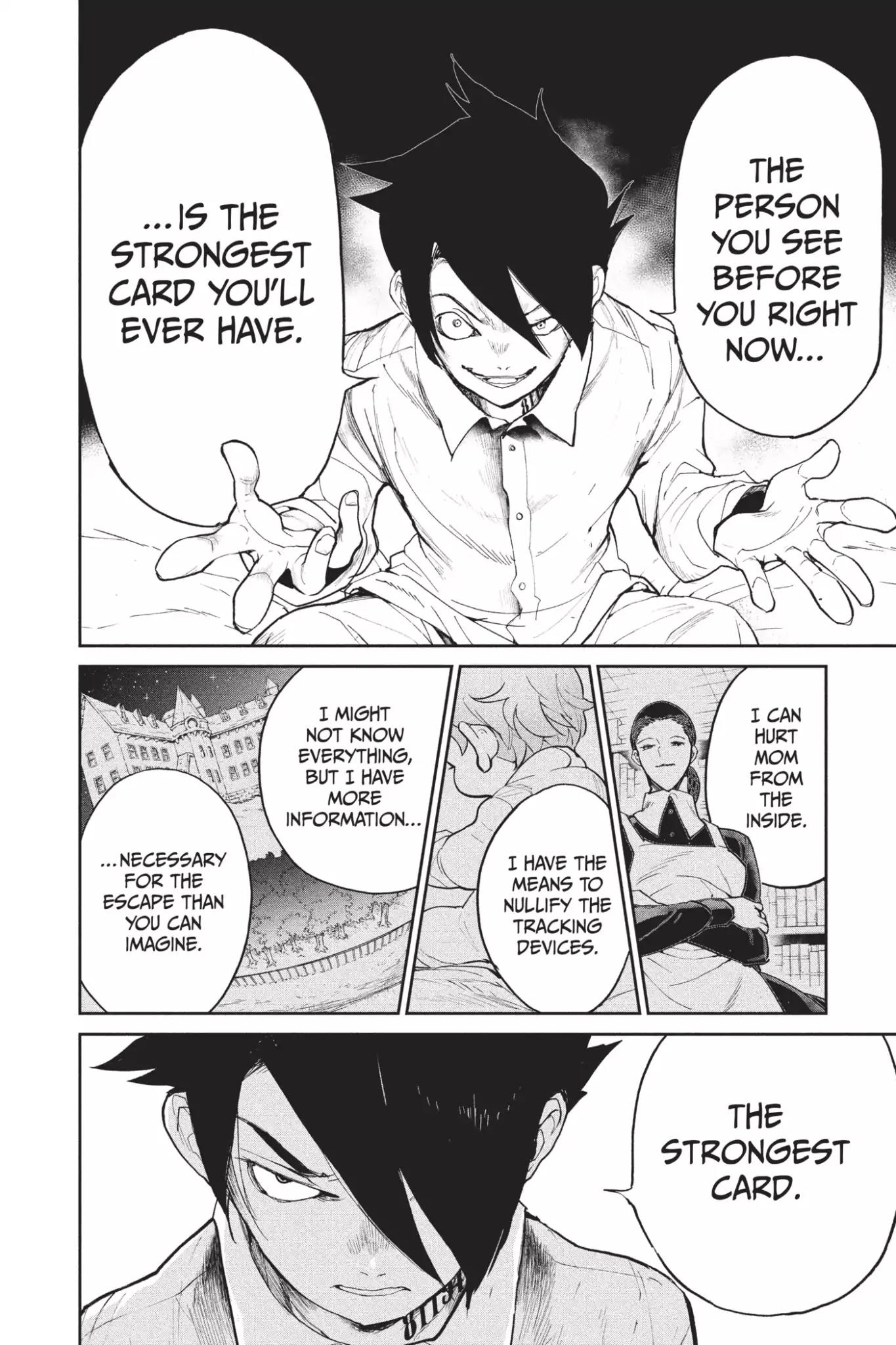 Yakusoku no Neverland Chapter 14 page 8 - Chapter 14: Trump Card