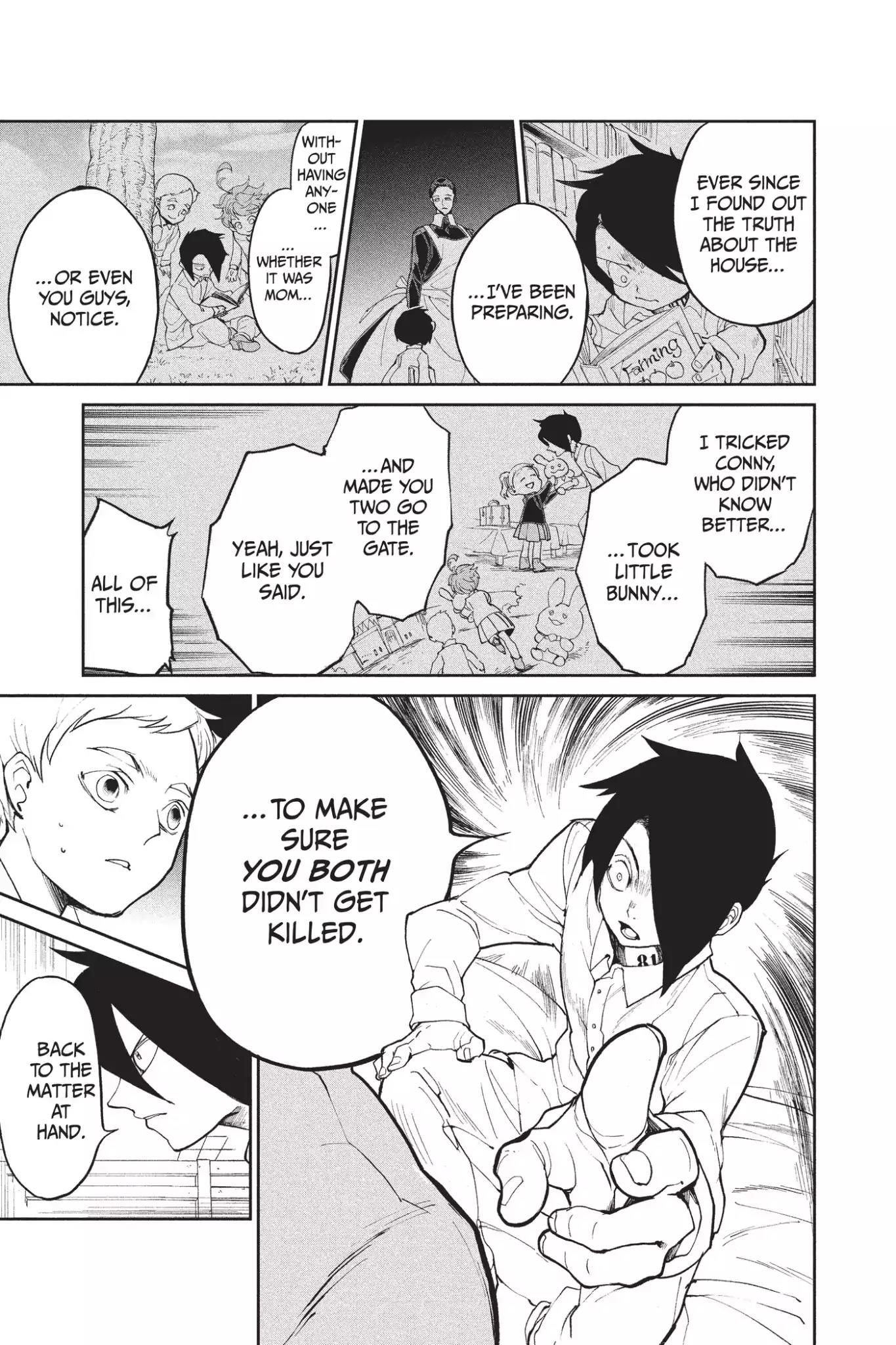 Yakusoku no Neverland Chapter 14 page 9 - Chapter 14: Trump Card