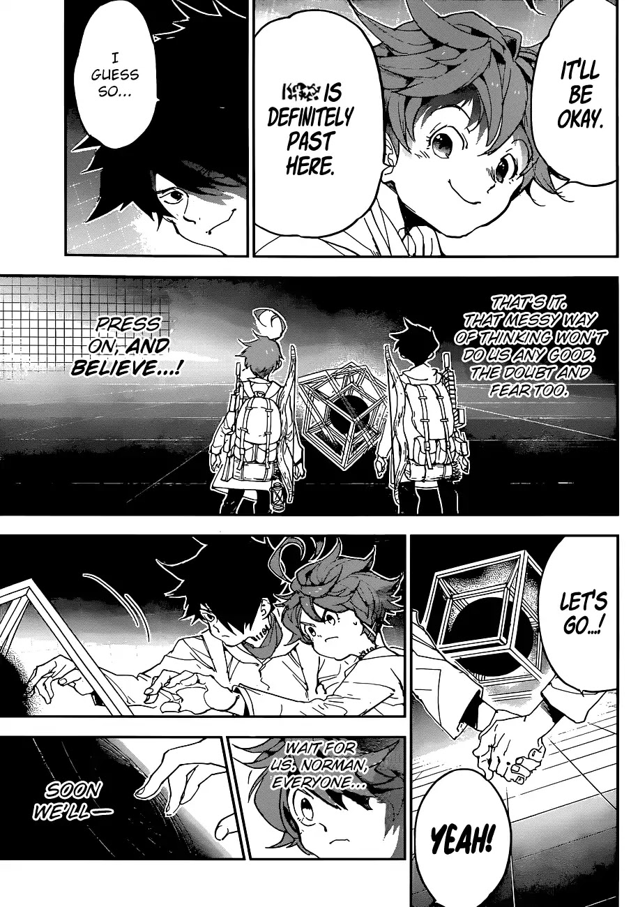 Yakusoku no Neverland Chapter 140 page 10 - Chapter 140: I'm Here!