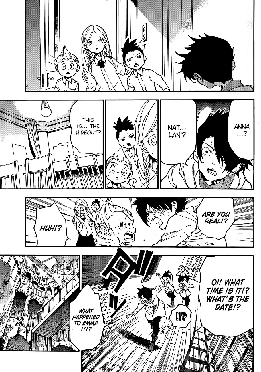 Yakusoku no Neverland Chapter 140 page 12 - Chapter 140: I'm Here!