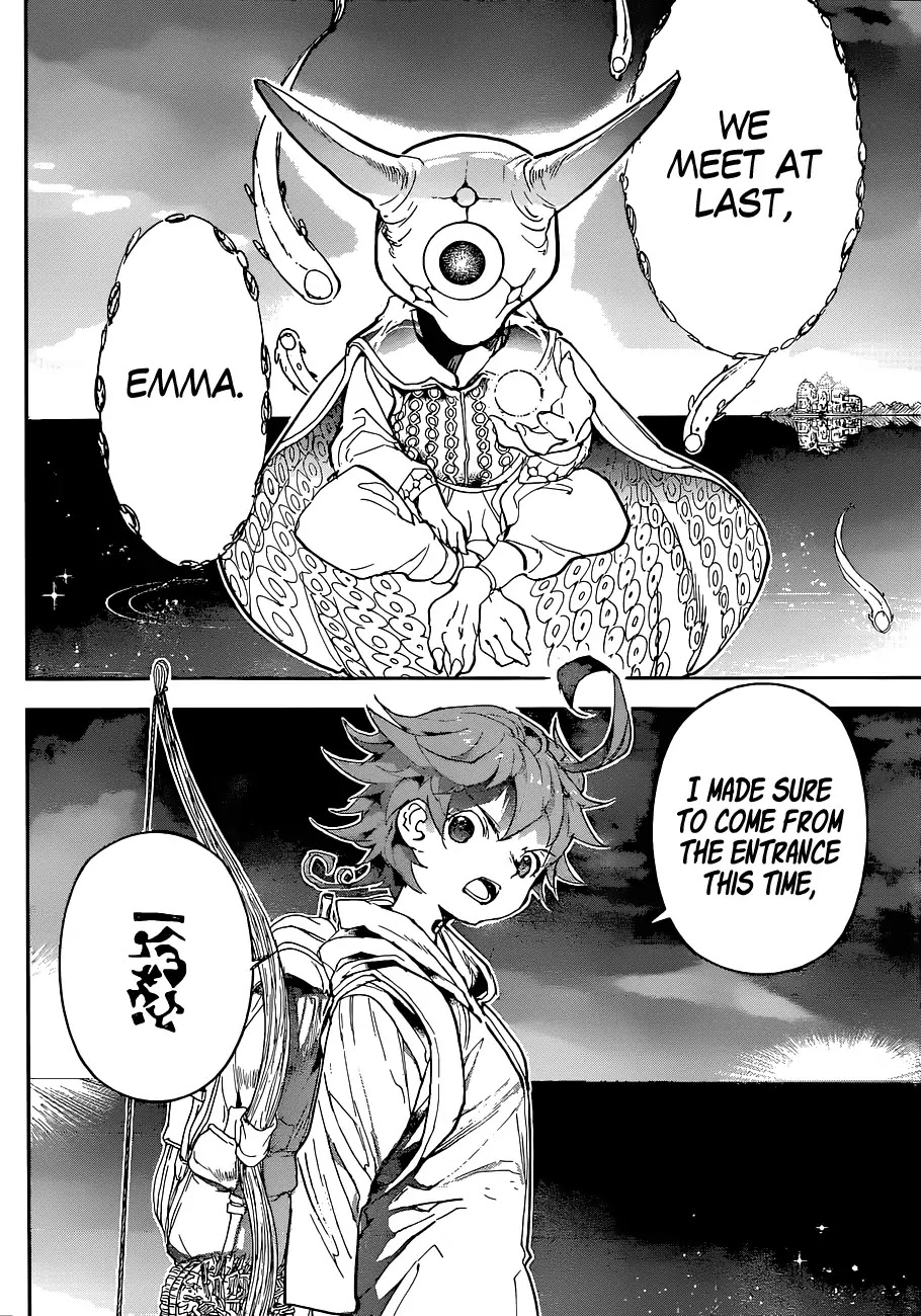 Yakusoku no Neverland Chapter 140 page 16 - Chapter 140: I'm Here!