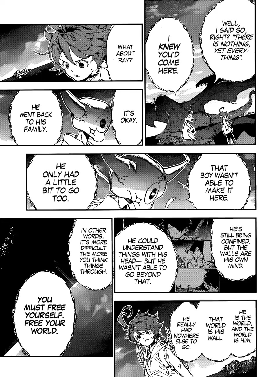 Yakusoku no Neverland Chapter 140 page 17 - Chapter 140: I'm Here!