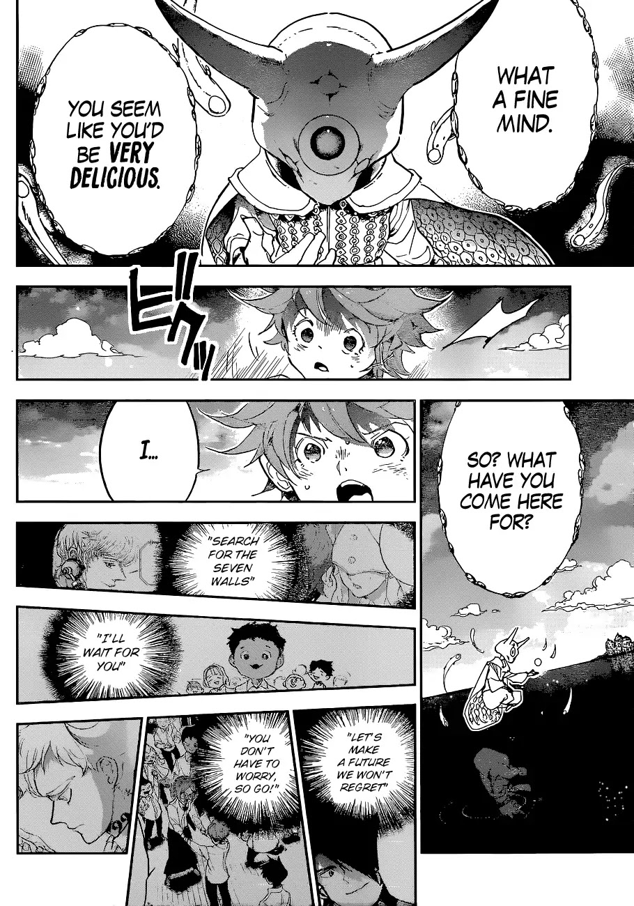 Yakusoku no Neverland Chapter 140 page 18 - Chapter 140: I'm Here!