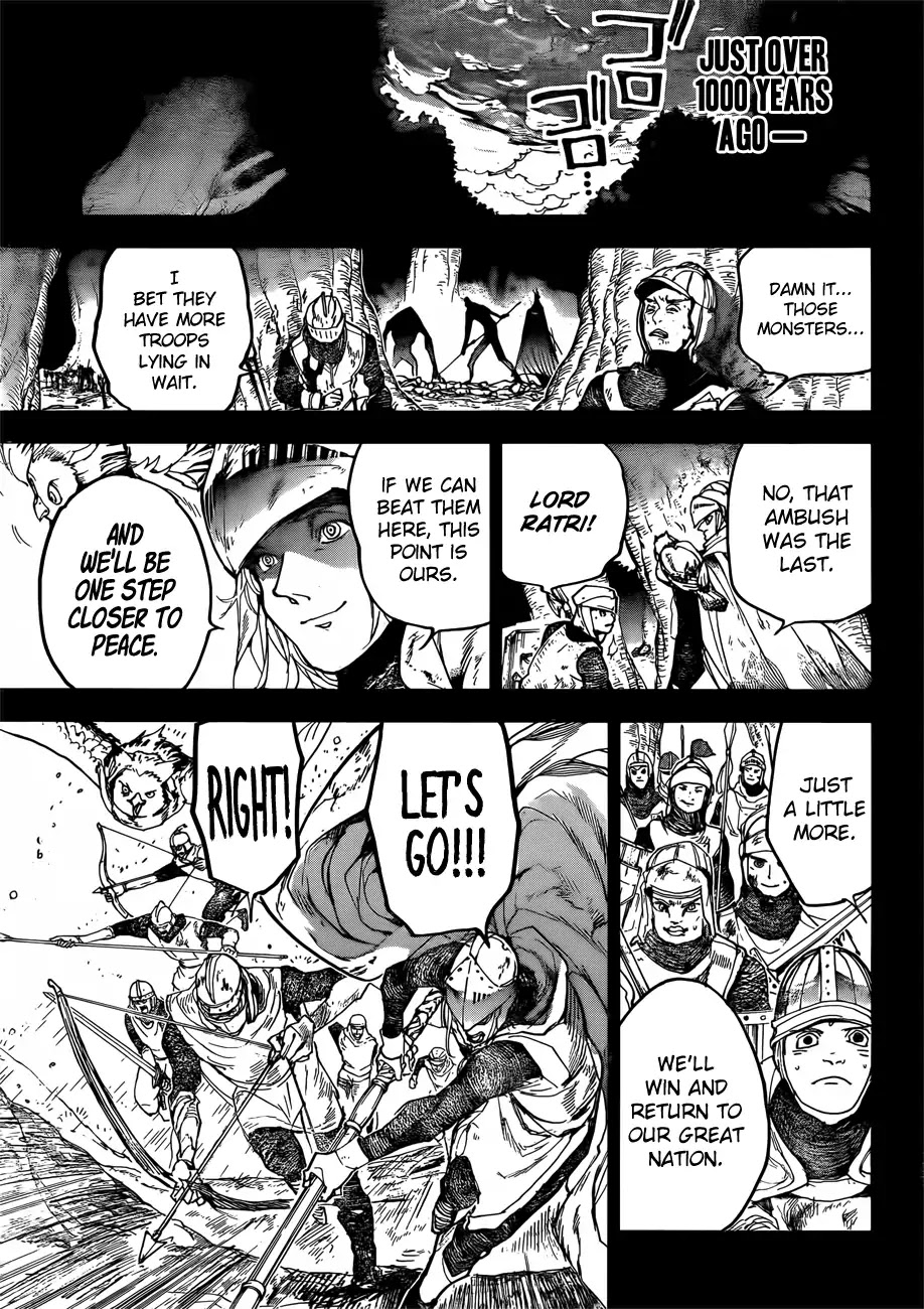Yakusoku no Neverland Chapter 141 page 8 - Chapter 141: The Promise From 1000 Years Ago (01)