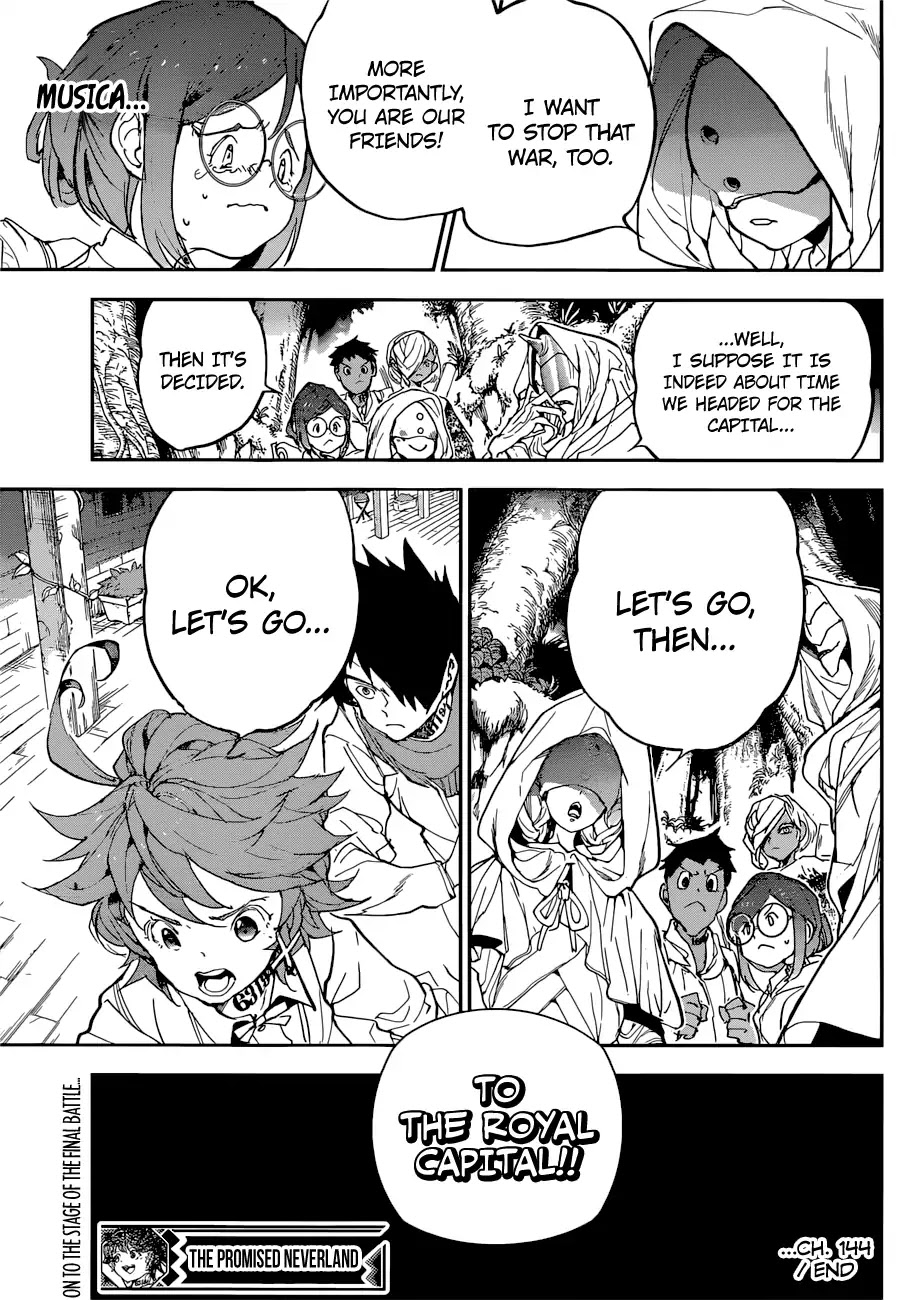 Yakusoku no Neverland Chapter 144 page 20 - Chapter 144: Help us