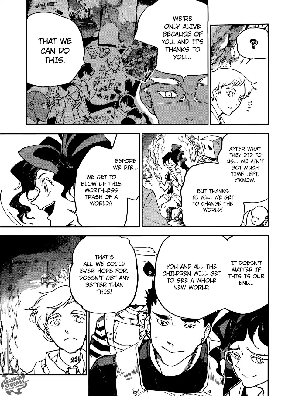 Yakusoku no Neverland Chapter 145 page 14 - Chapter 145: Many Threads
