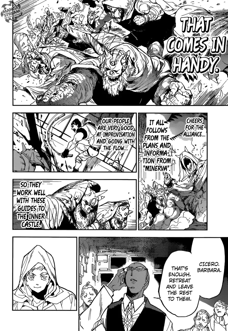 Yakusoku no Neverland Chapter 146 page 11 - Chapter 146: Battle at the Royal Capital