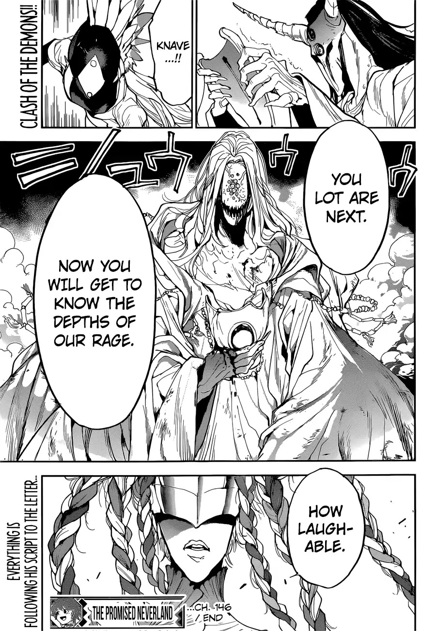 Yakusoku no Neverland Chapter 146 page 20 - Chapter 146: Battle at the Royal Capital