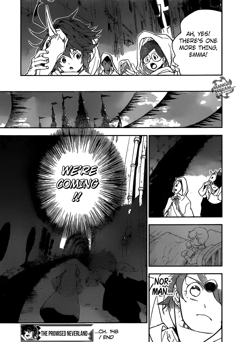 Yakusoku no Neverland Chapter 148 page 20 - Chapter 148: We're Coming