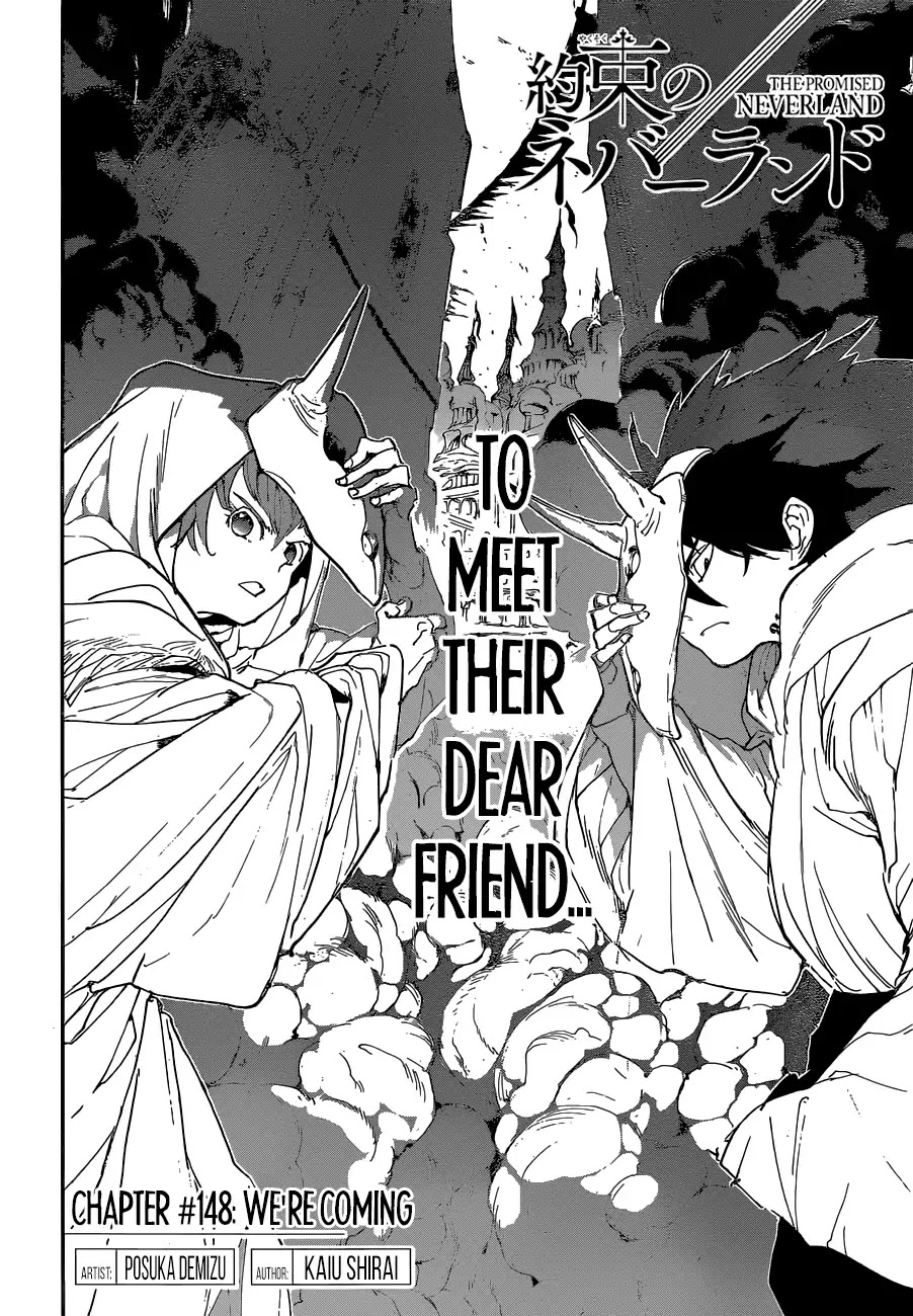 Yakusoku no Neverland Chapter 148 page 5 - Chapter 148: We're Coming
