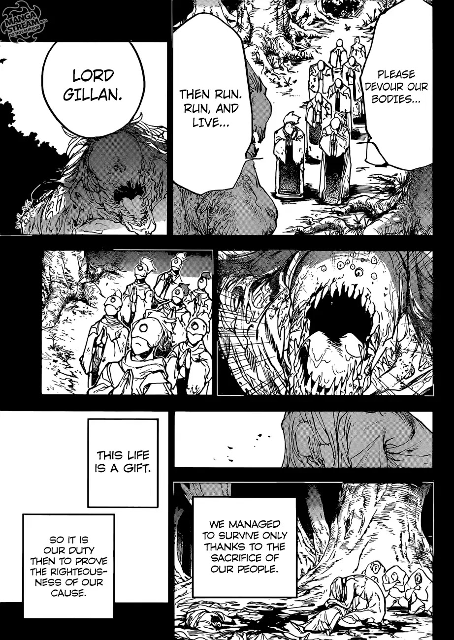 Yakusoku no Neverland Chapter 149 page 16 - Chapter 149: The Call Of Duty