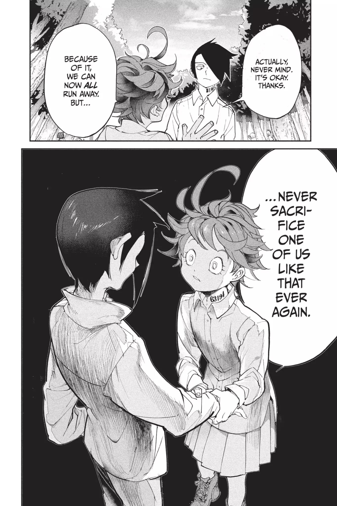 Yakusoku no Neverland Chapter 15 page 15 - Chapter 15: Never Again