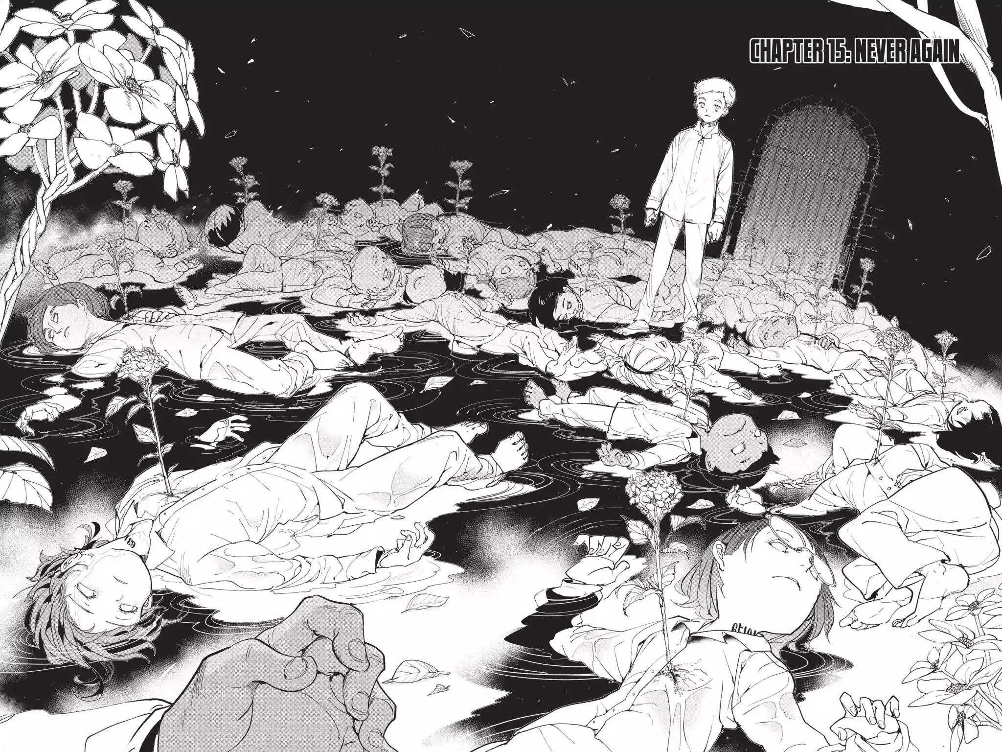 Yakusoku no Neverland Chapter 15 page 2 - Chapter 15: Never Again