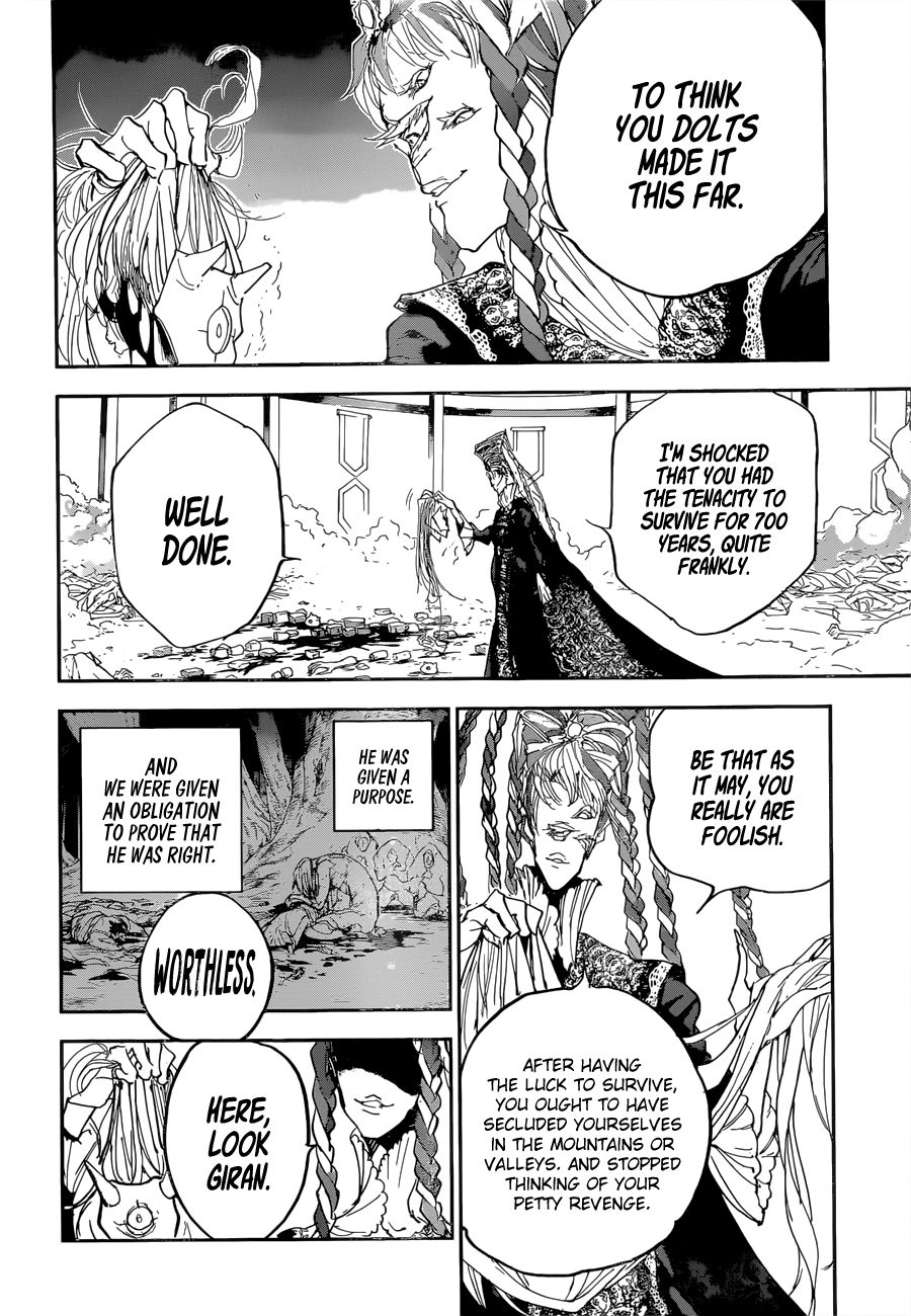 Yakusoku no Neverland Chapter 150 page 13 - Chapter 150: 700 Year Desire