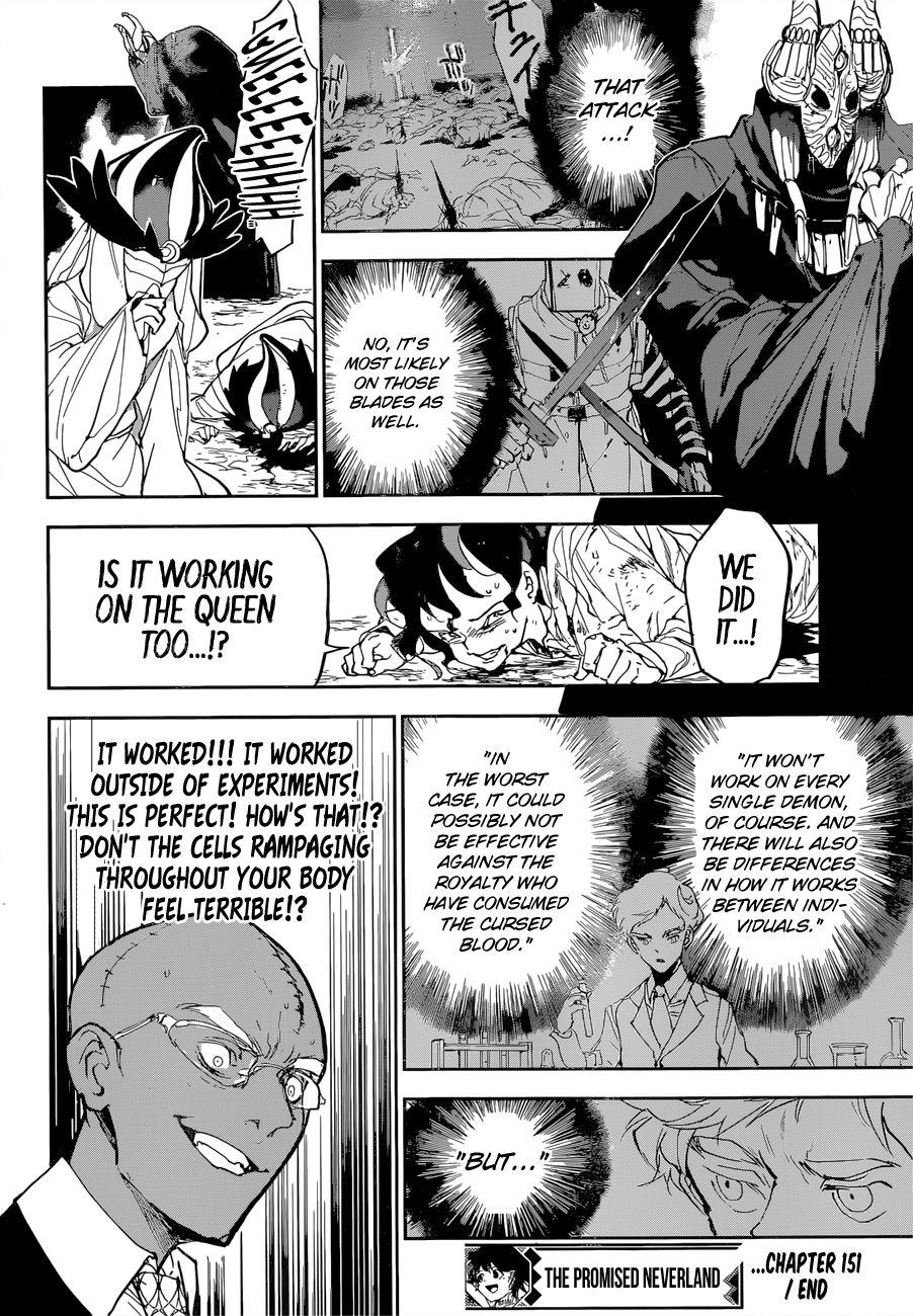 Yakusoku no Neverland Chapter 151 page 18 - Chapter 151: The Winner Is...
