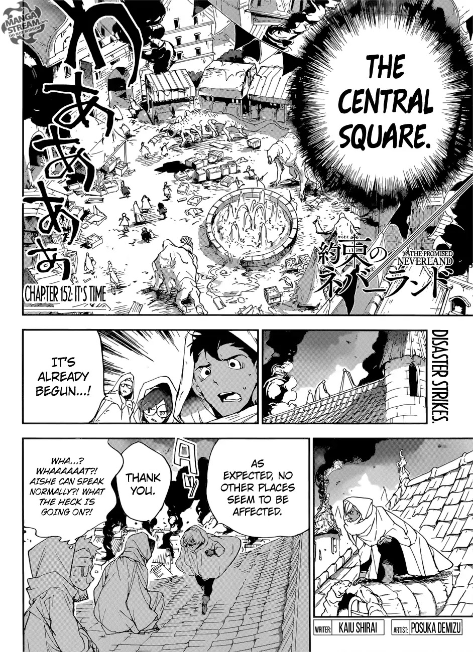 Yakusoku no Neverland Chapter 152 page 3 - Chapter 152: It's Time