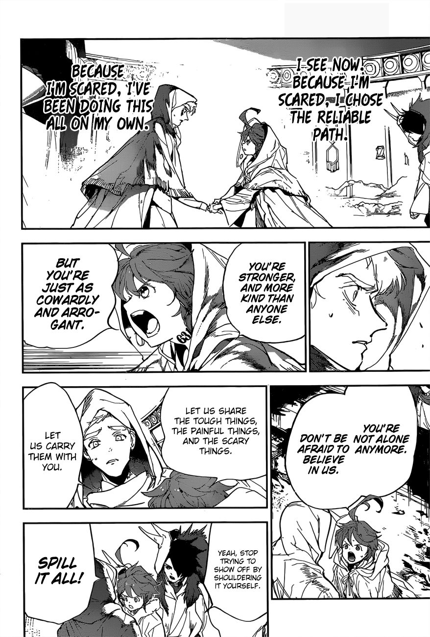 Yakusoku no Neverland Chapter 153 page 16 - Chapter 153: Coward