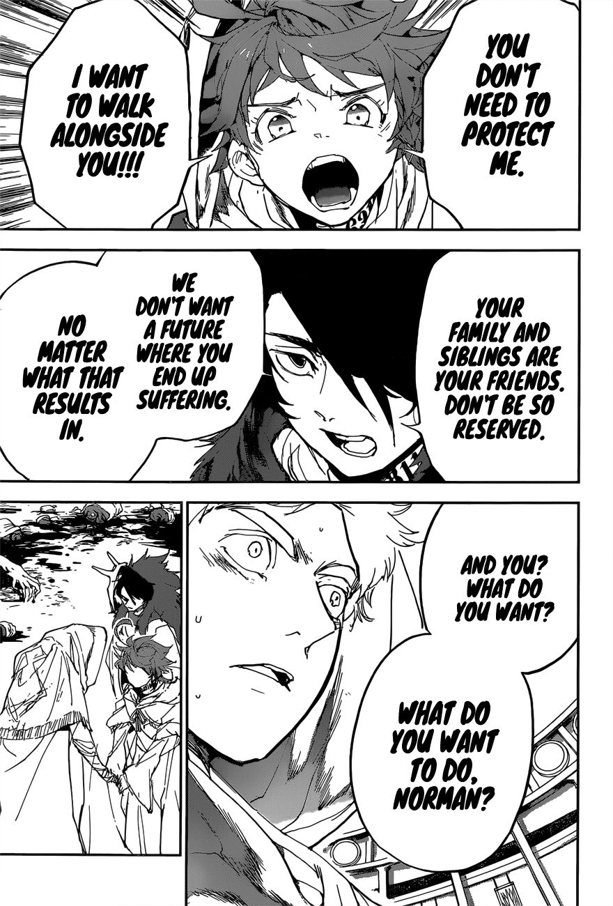 Yakusoku no Neverland Chapter 153 page 17 - Chapter 153: Coward