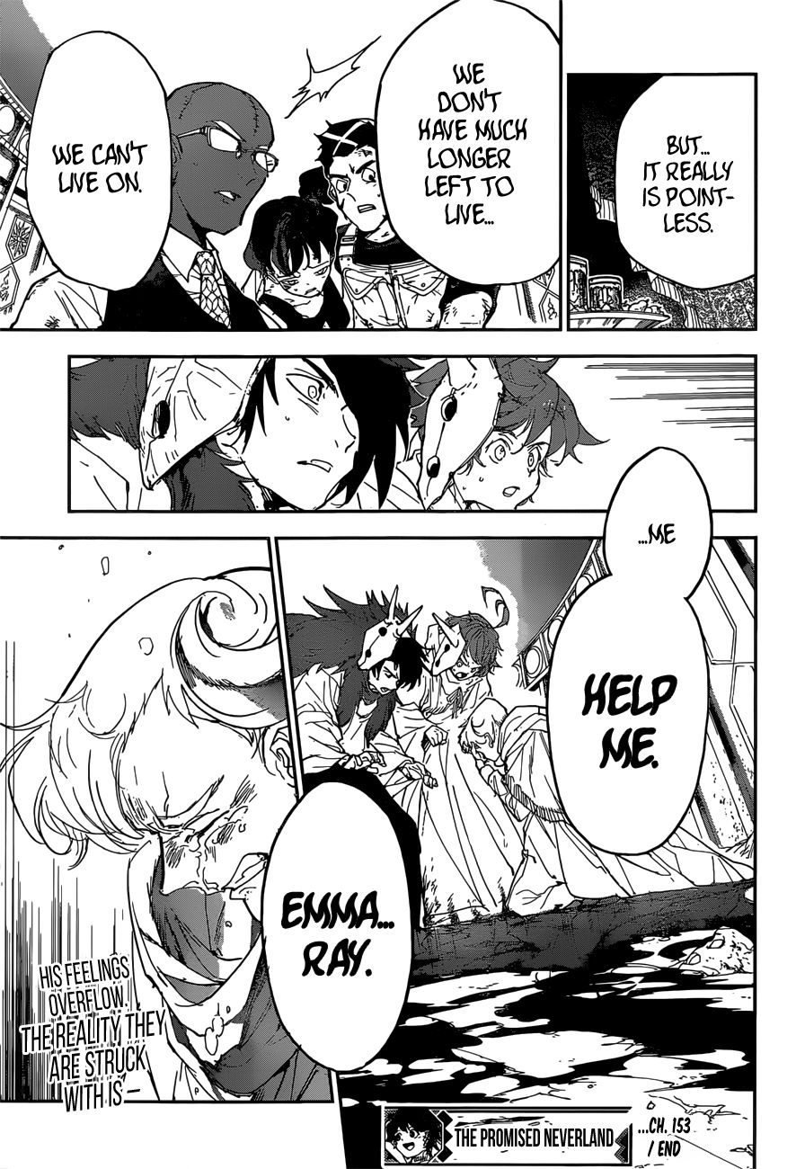 Yakusoku no Neverland Chapter 153 page 21 - Chapter 153: Coward