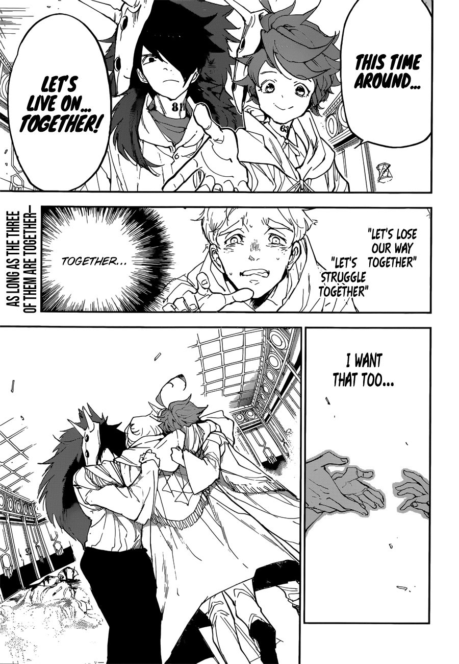 Yakusoku no Neverland Chapter 154 page 1 - Chapter 154: Breakthrough