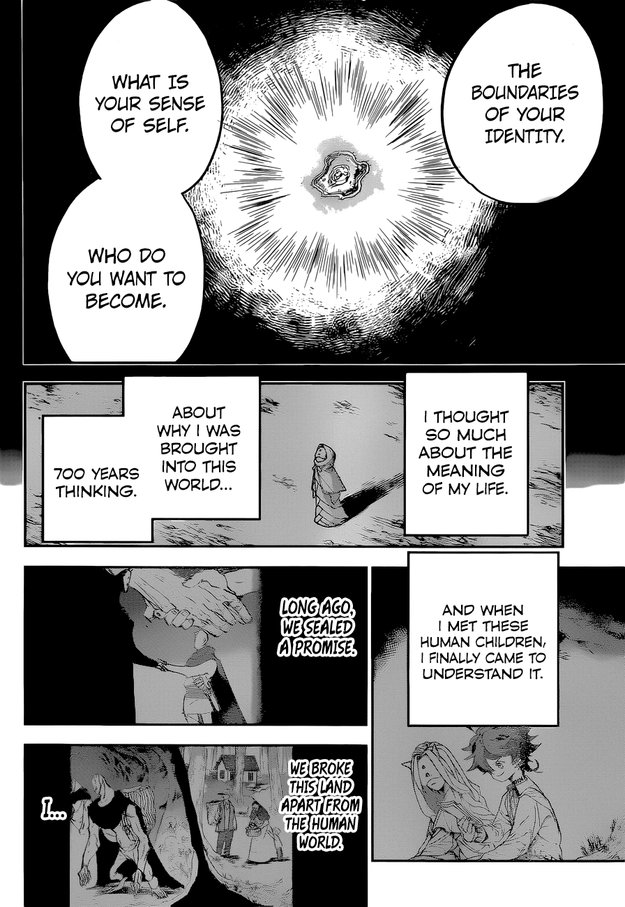 Yakusoku no Neverland Chapter 158 page 16 - Chapter 158: The Meaning of My Life