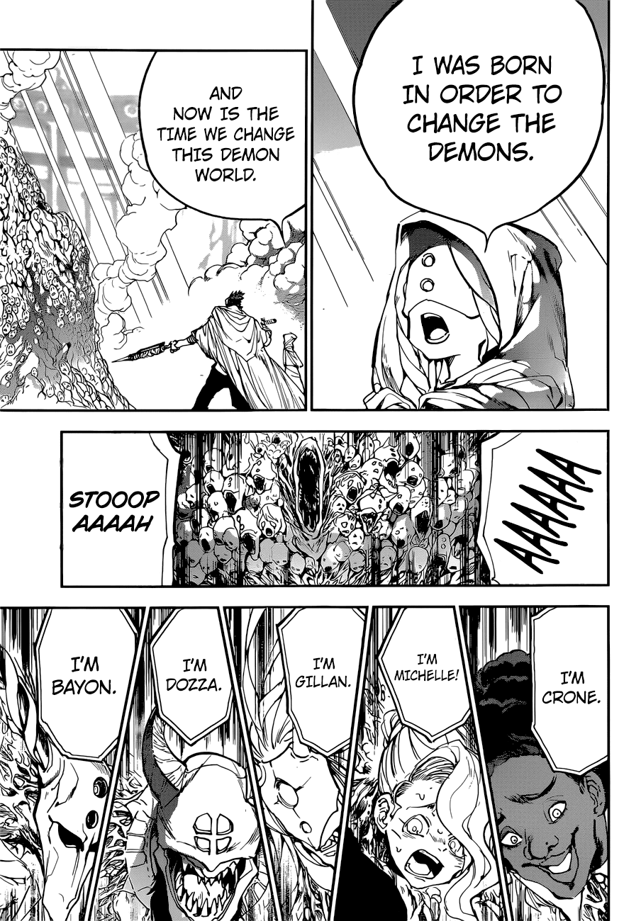 Yakusoku no Neverland Chapter 158 page 17 - Chapter 158: The Meaning of My Life
