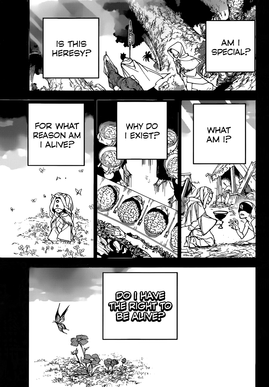 Yakusoku no Neverland Chapter 158 page 4 - Chapter 158: The Meaning of My Life