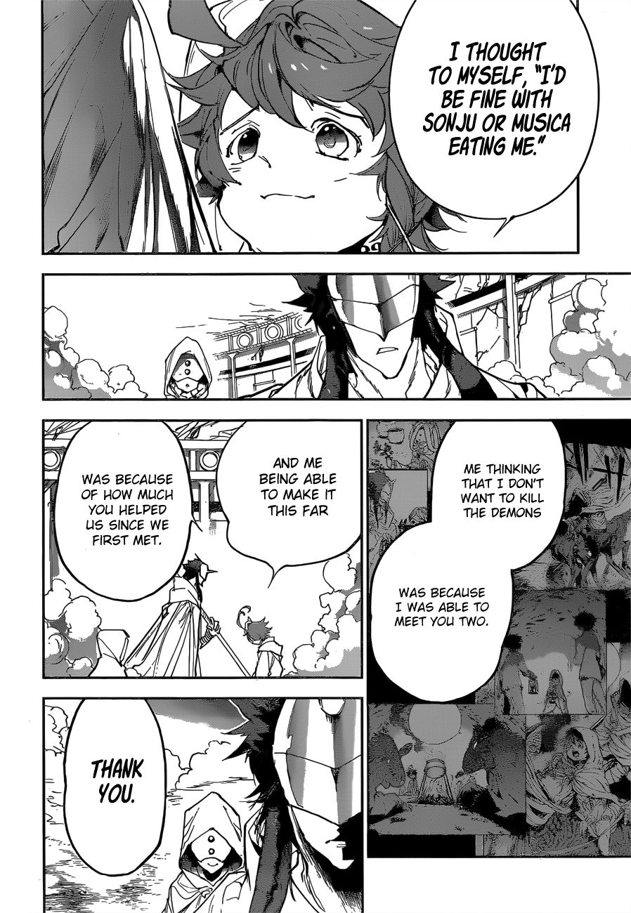 Yakusoku no Neverland Chapter 159 page 18 - Chapter 159: Thank you
