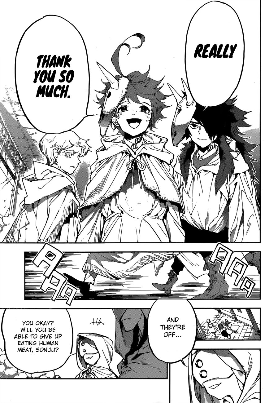 Yakusoku no Neverland Chapter 159 page 19 - Chapter 159: Thank you