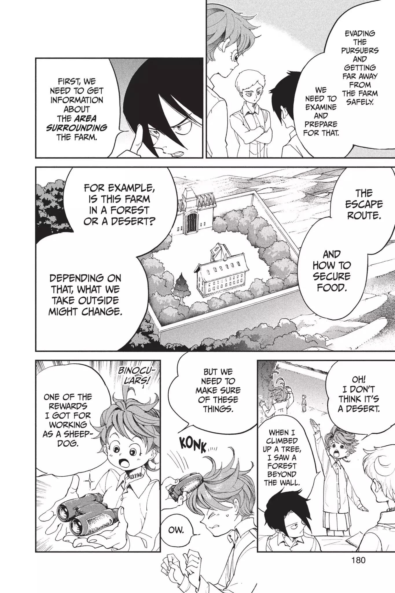 Yakusoku no Neverland Chapter 16 page 12 - Chapter 16: The Secret Room and William Minerva, Part 1