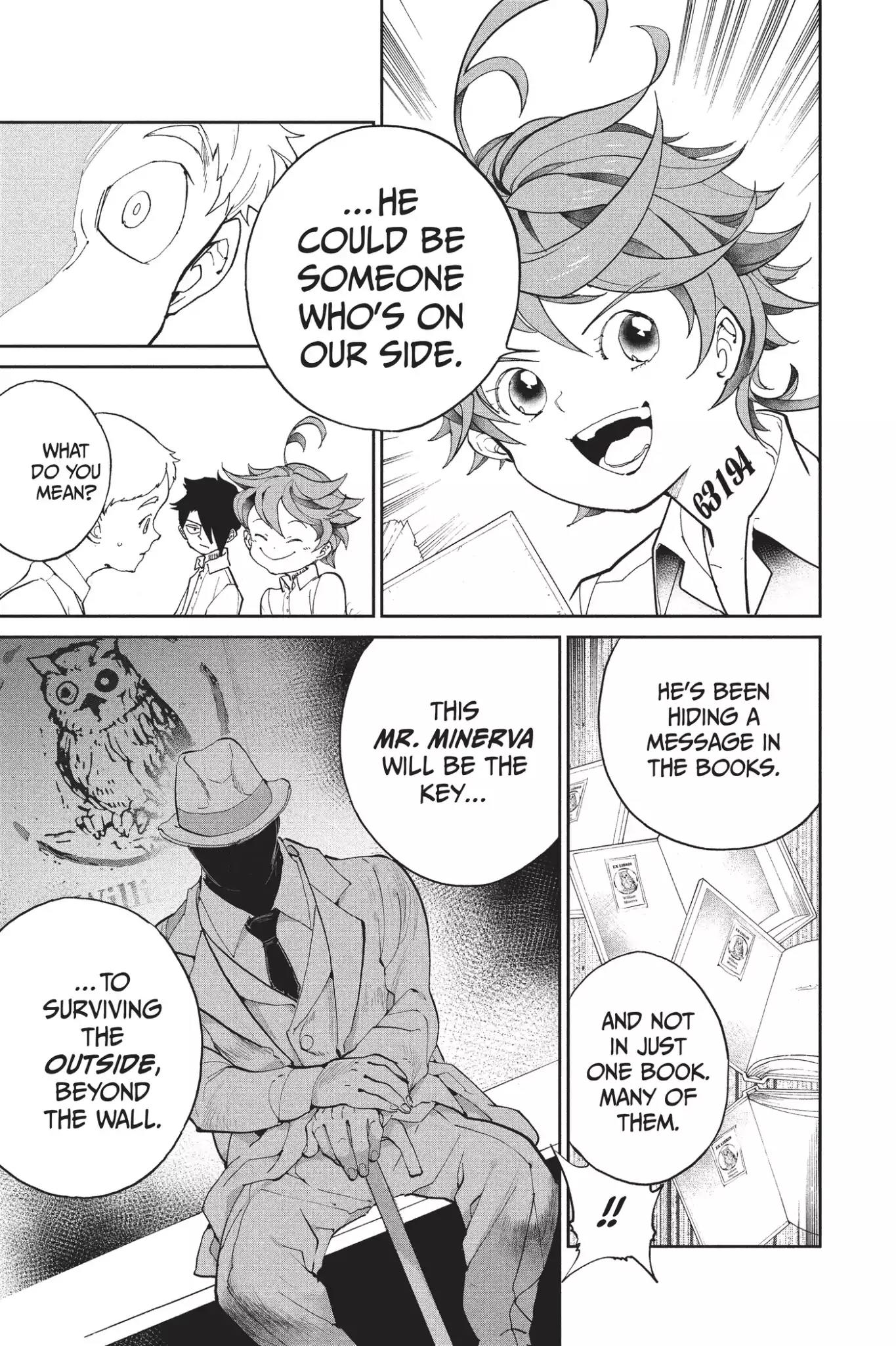 Yakusoku no Neverland Chapter 16 page 16 - Chapter 16: The Secret Room and William Minerva, Part 1