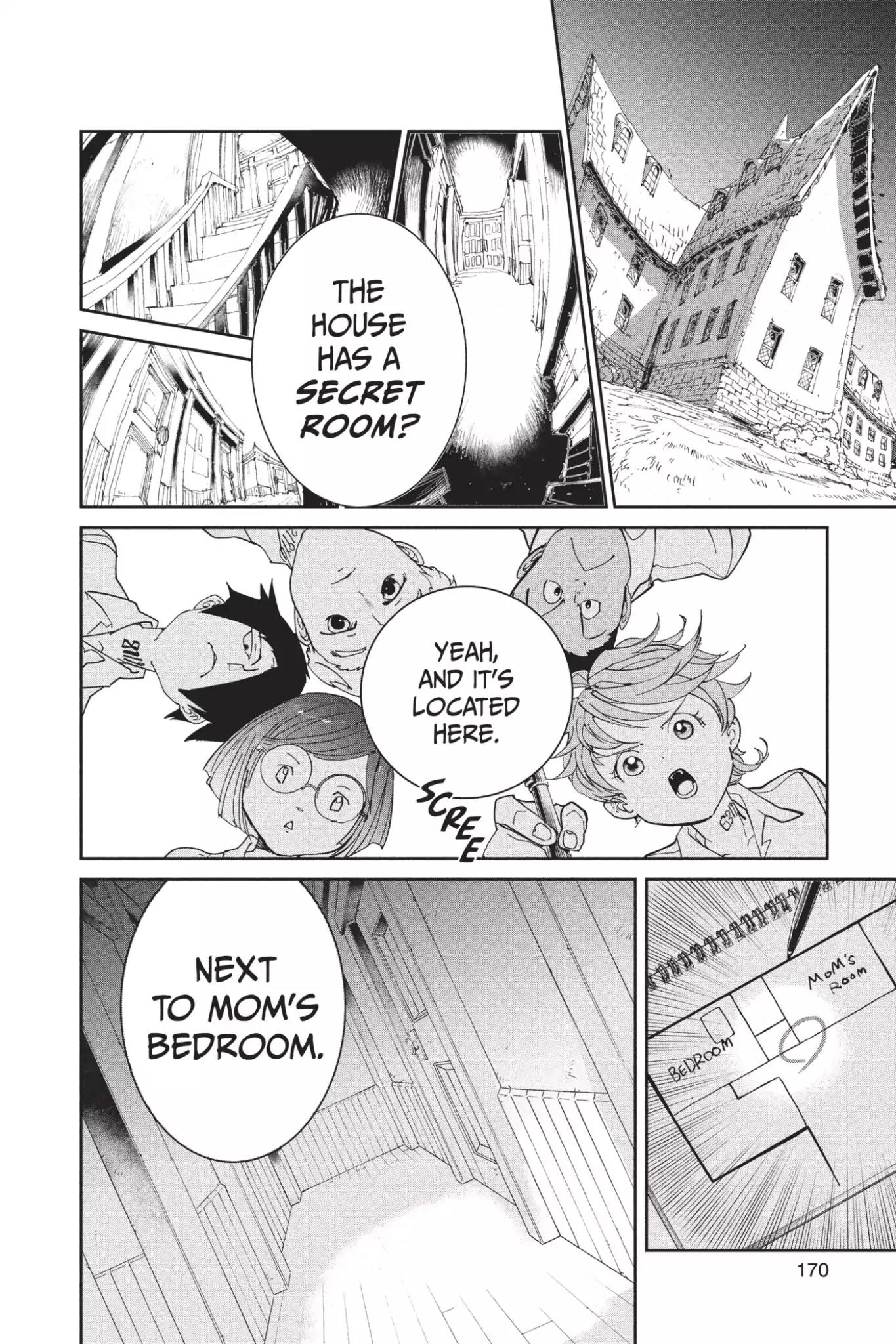 Yakusoku no Neverland Chapter 16 page 2 - Chapter 16: The Secret Room and William Minerva, Part 1
