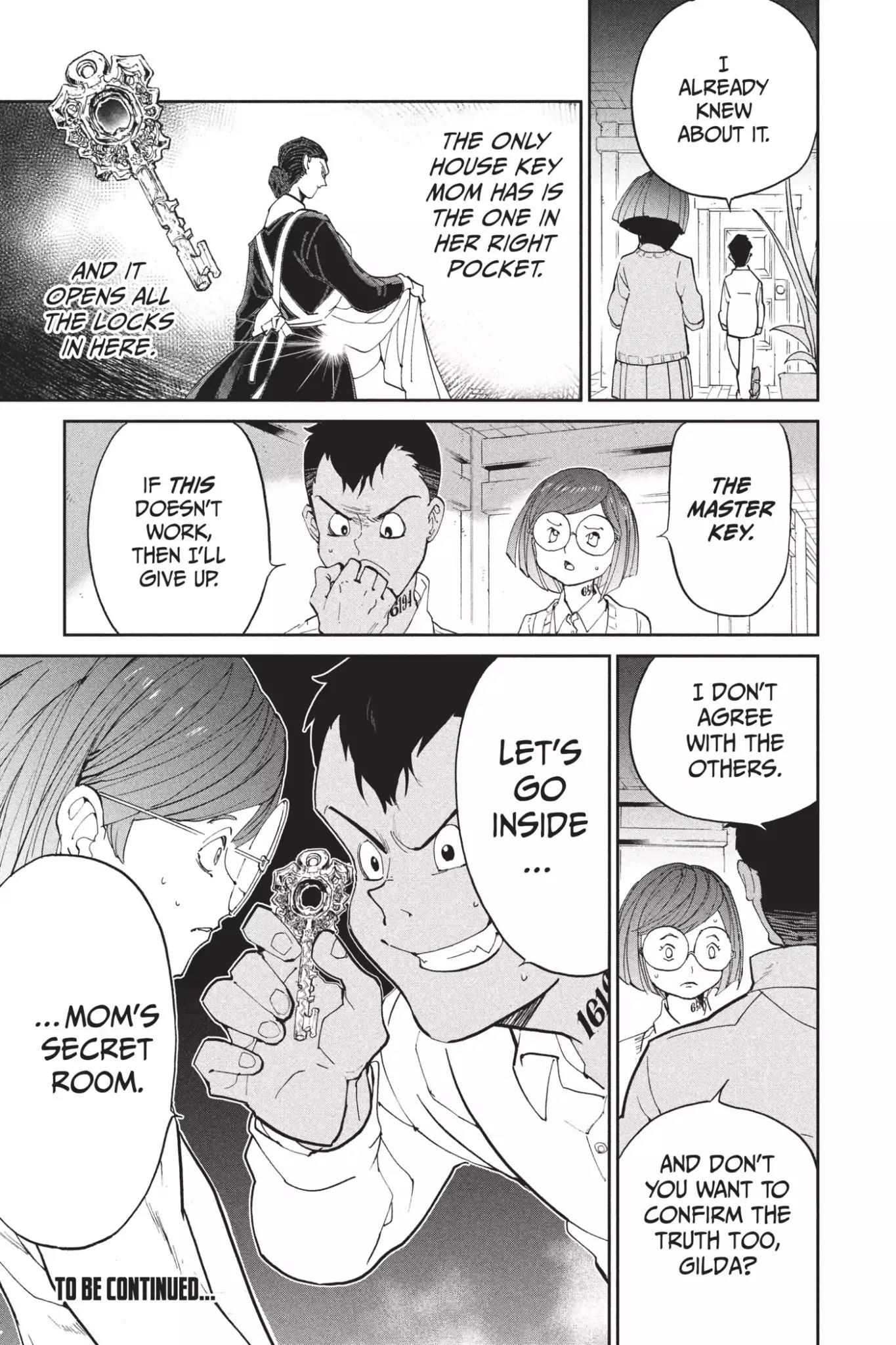 Yakusoku no Neverland Chapter 16 page 20 - Chapter 16: The Secret Room and William Minerva, Part 1