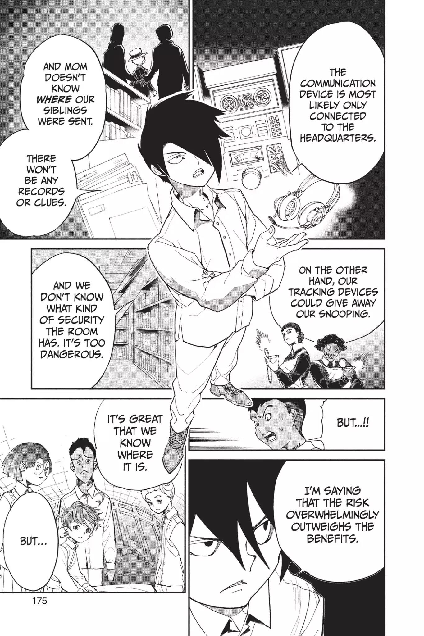 Yakusoku no Neverland Chapter 16 page 7 - Chapter 16: The Secret Room and William Minerva, Part 1
