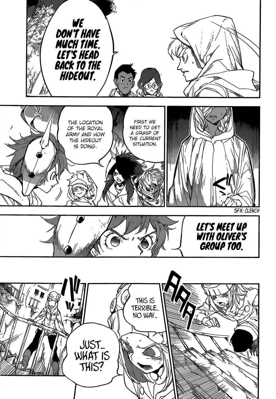 Yakusoku no Neverland Chapter 160 page 18 - Chapter 160: Shackles