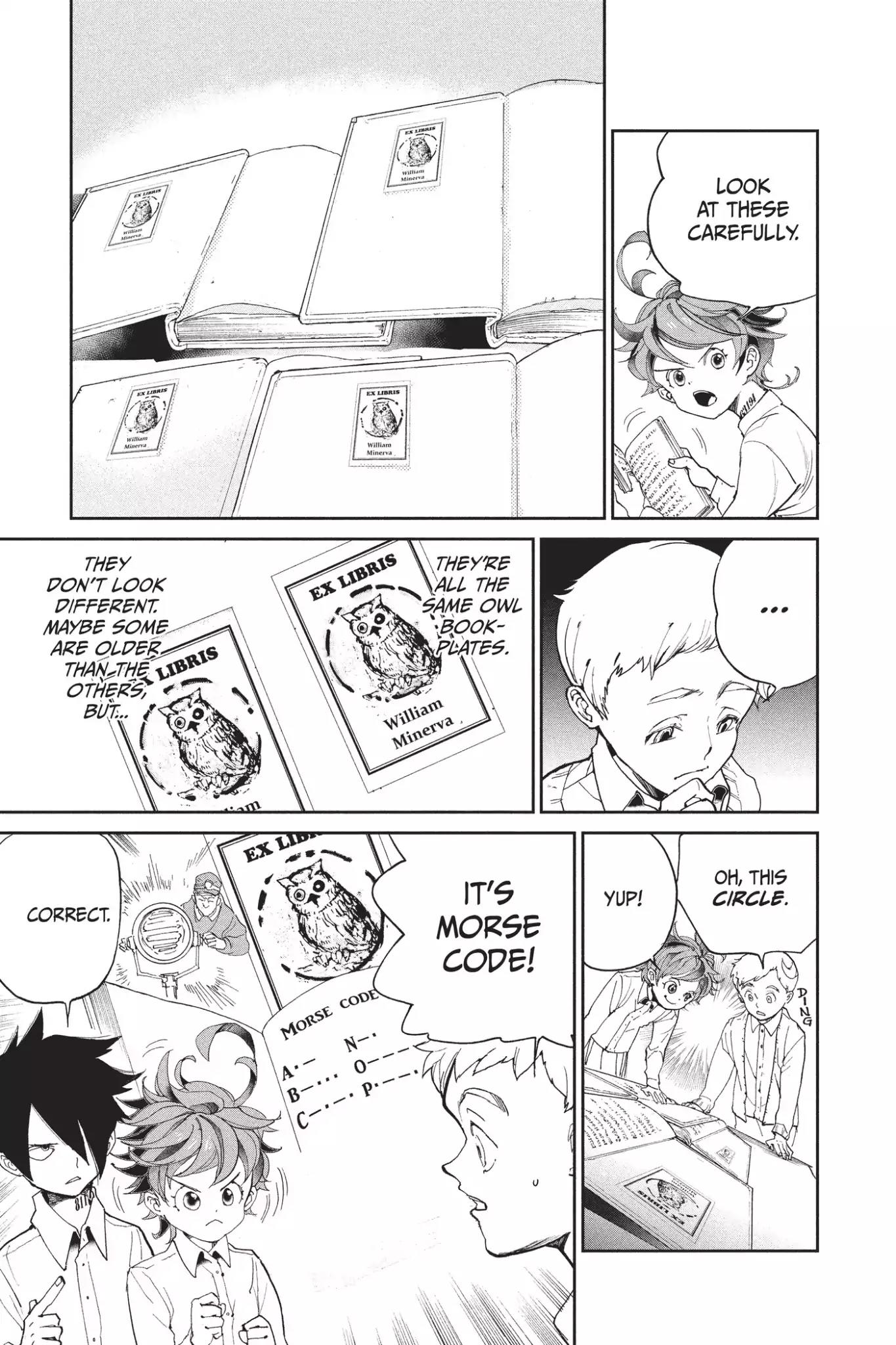 Yakusoku no Neverland Chapter 17 page 11 - Chapter 17: The Secret Room and William Minerva, Part 2