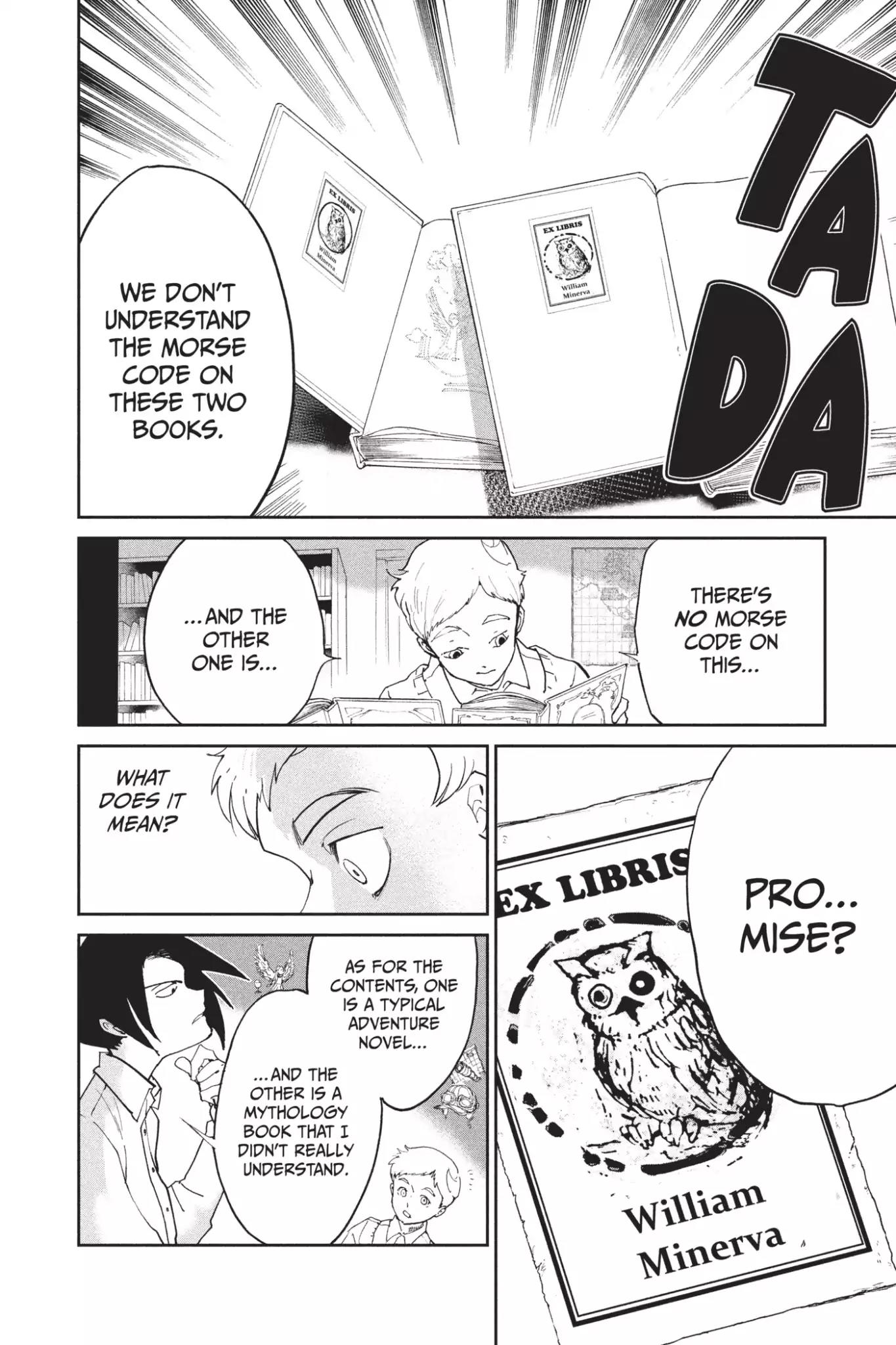 Yakusoku no Neverland Chapter 17 page 16 - Chapter 17: The Secret Room and William Minerva, Part 2