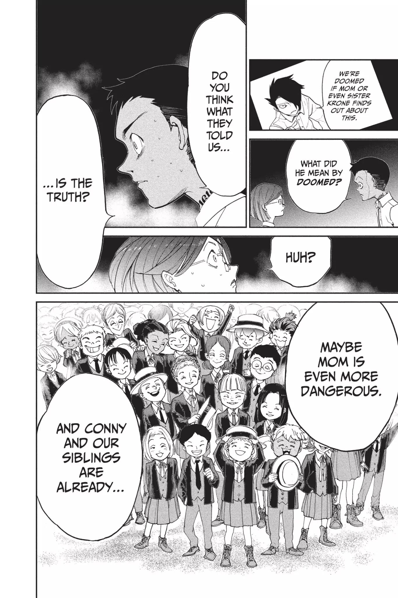 Yakusoku no Neverland Chapter 17 page 24 - Chapter 17: The Secret Room and William Minerva, Part 2