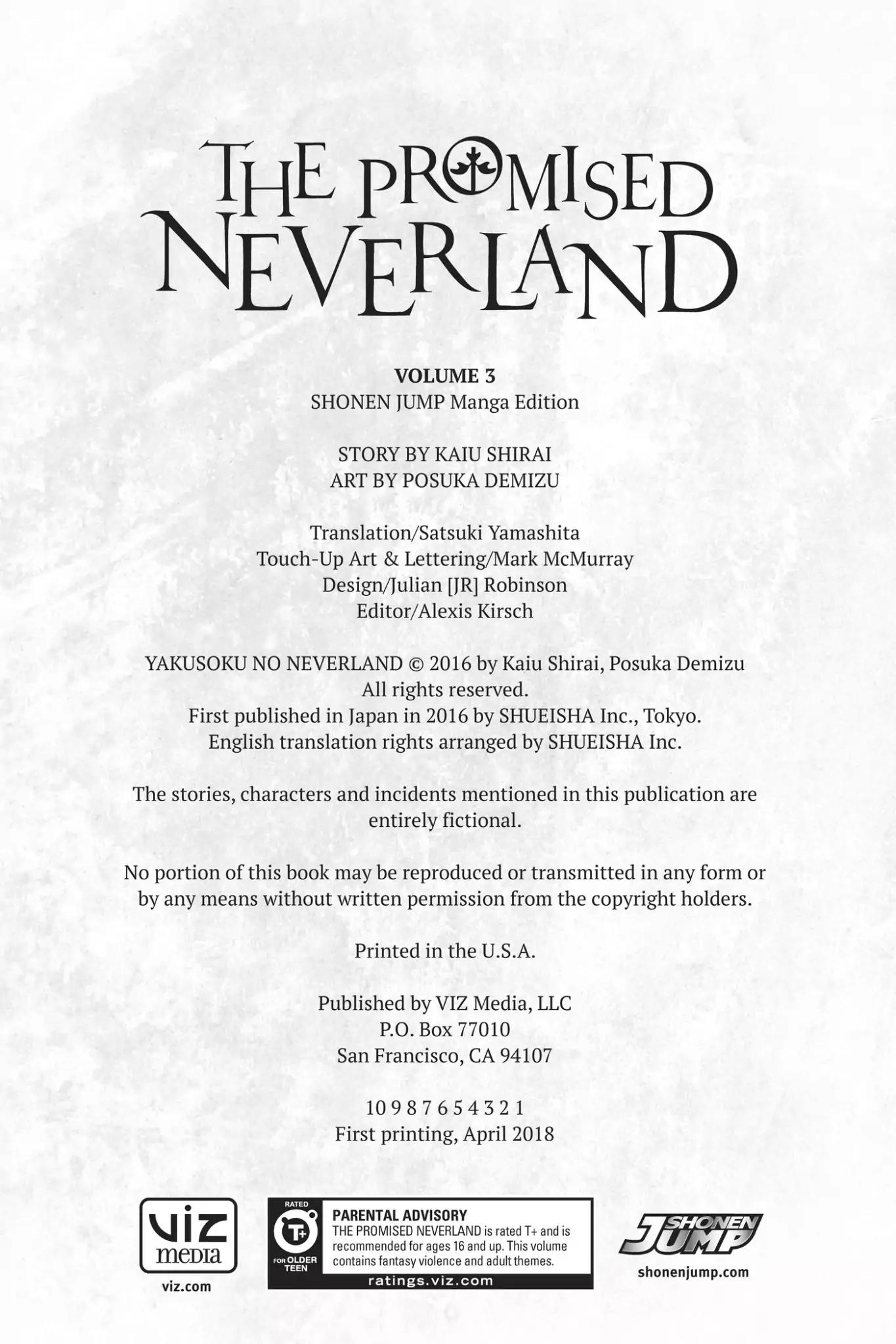 Yakusoku no Neverland Chapter 17 page 3 - Chapter 17: The Secret Room and William Minerva, Part 2