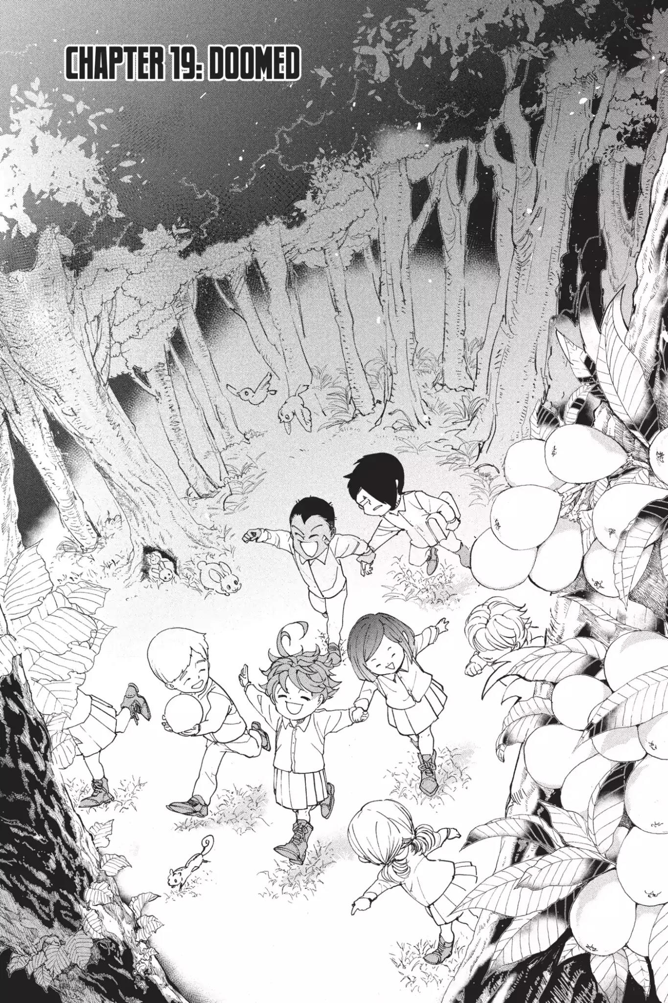 Yakusoku no Neverland Chapter 19 page 1 - Chapter 19: Doomed