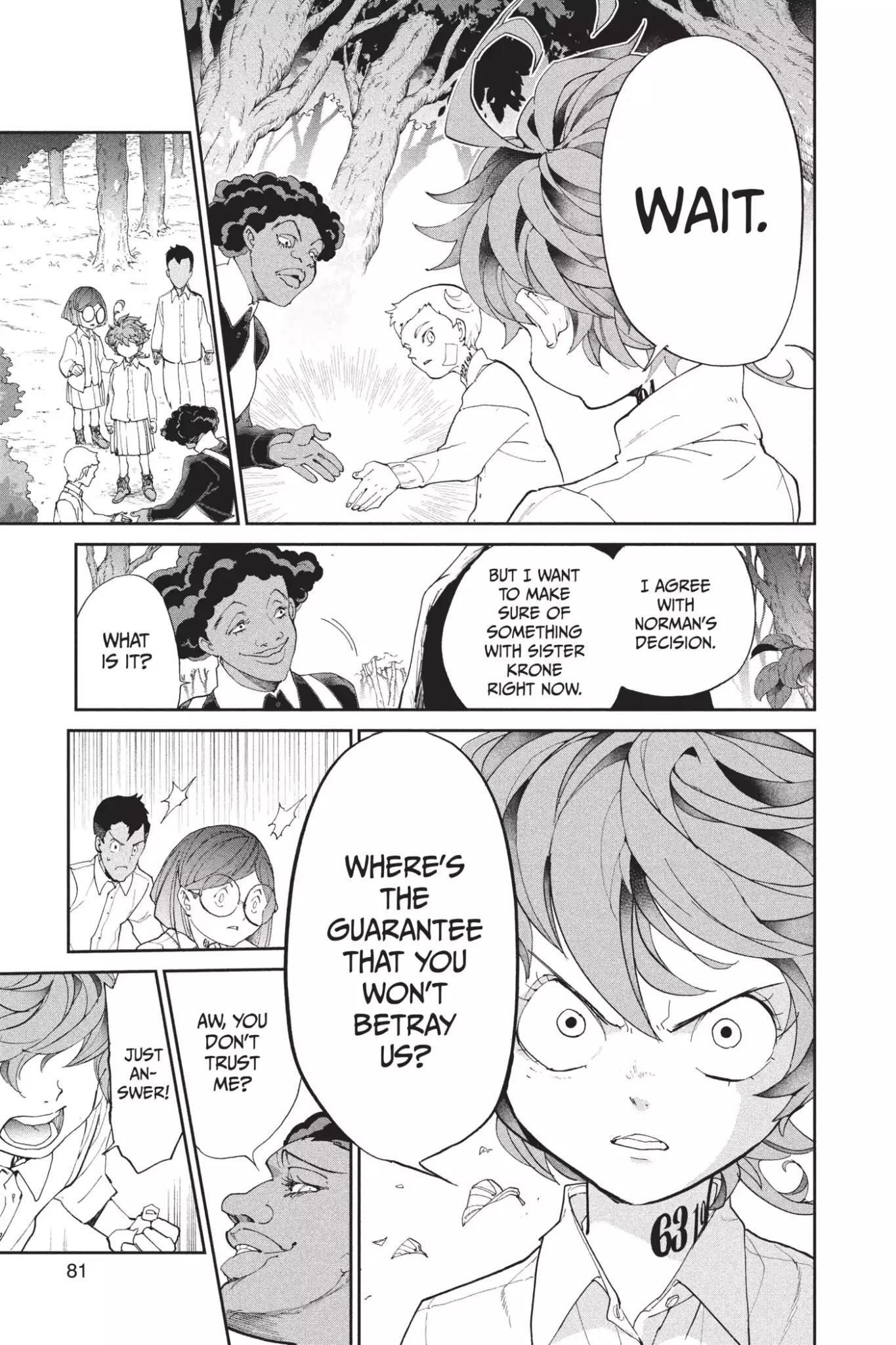 Yakusoku no Neverland Chapter 20 page 13 - Chapter 20: Alliance