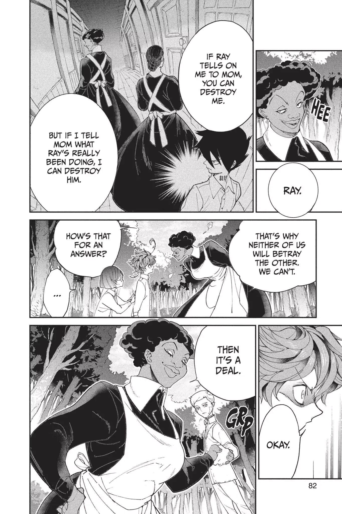 Yakusoku no Neverland Chapter 20 page 14 - Chapter 20: Alliance