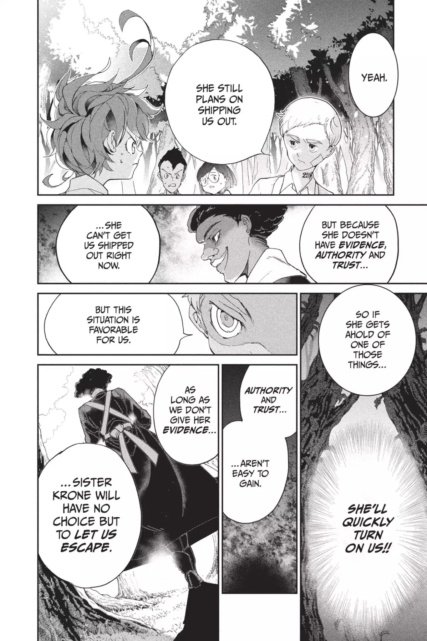 Yakusoku no Neverland Chapter 20 page 18 - Chapter 20: Alliance