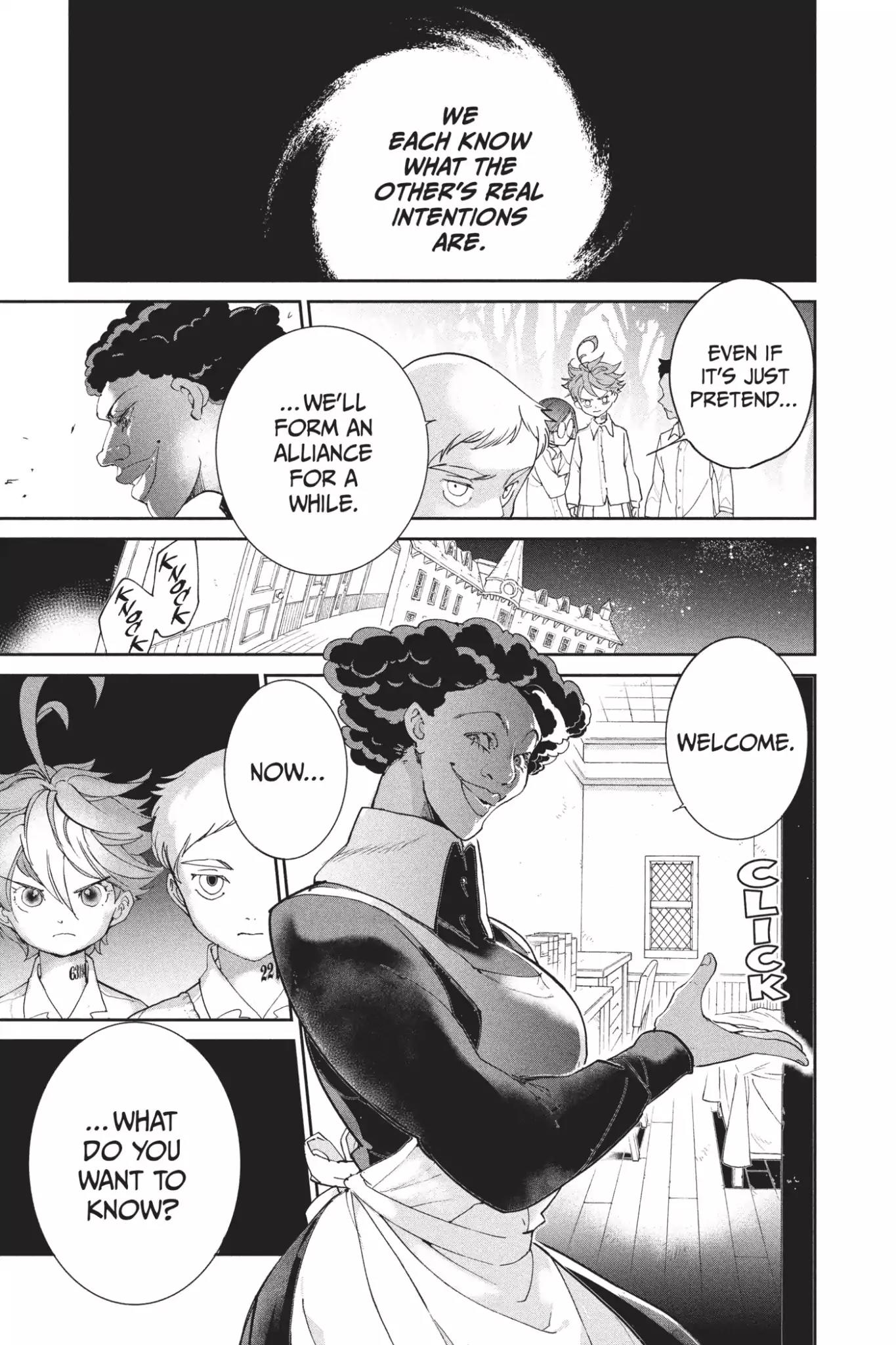 Yakusoku no Neverland Chapter 20 page 19 - Chapter 20: Alliance