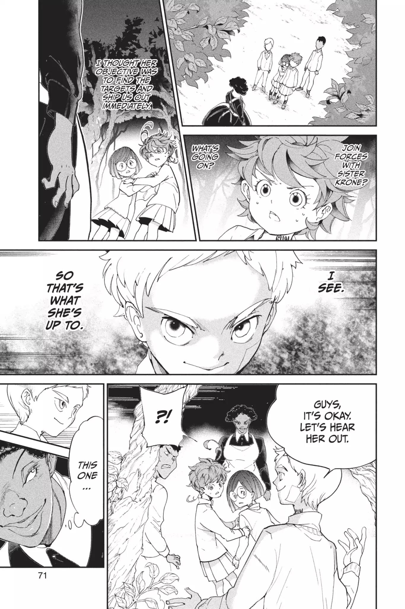 Yakusoku no Neverland Chapter 20 page 3 - Chapter 20: Alliance