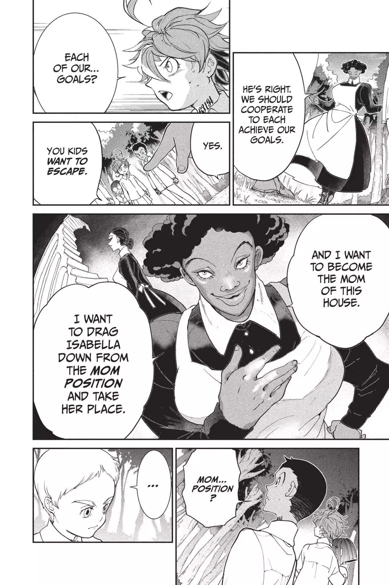 Yakusoku no Neverland Chapter 20 page 4 - Chapter 20: Alliance
