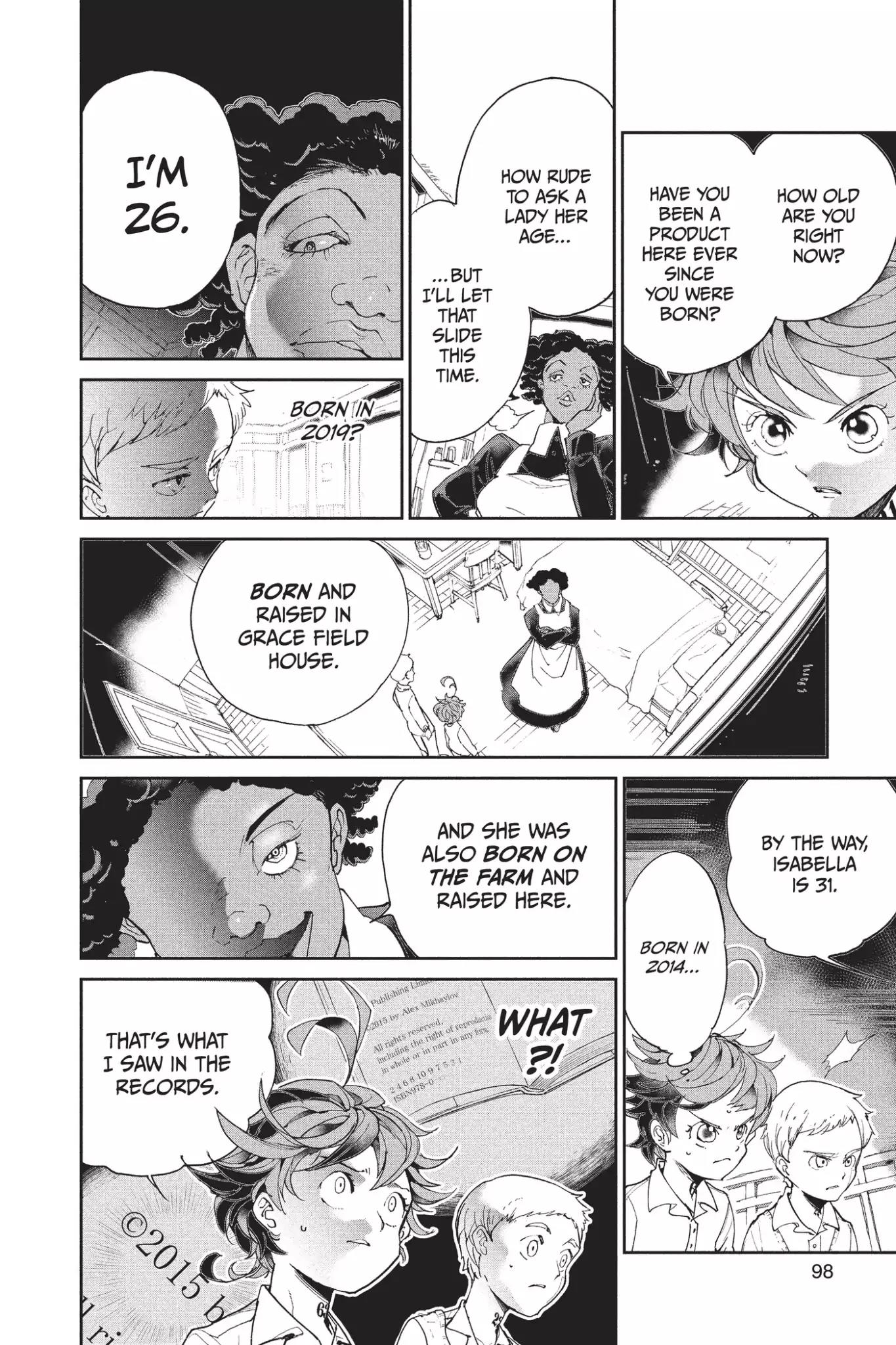 Yakusoku no Neverland Chapter 21 page 10 - Chapter 21: Blatant Trap