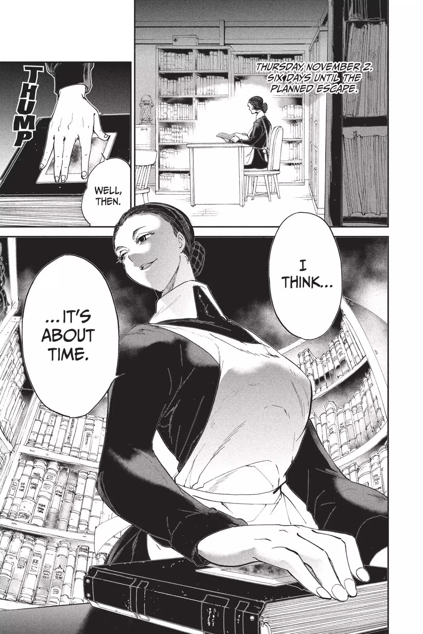 Yakusoku no Neverland Chapter 21 page 23 - Chapter 21: Blatant Trap