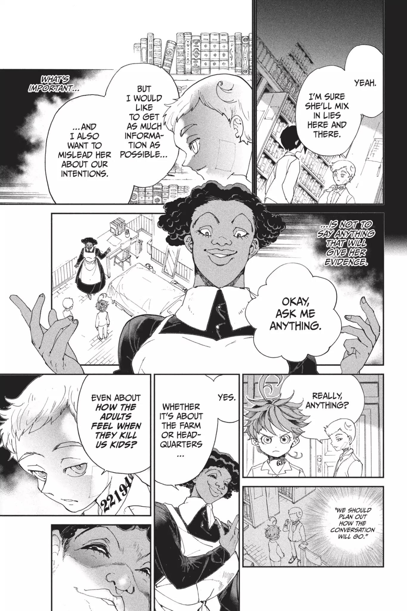 Yakusoku no Neverland Chapter 21 page 5 - Chapter 21: Blatant Trap