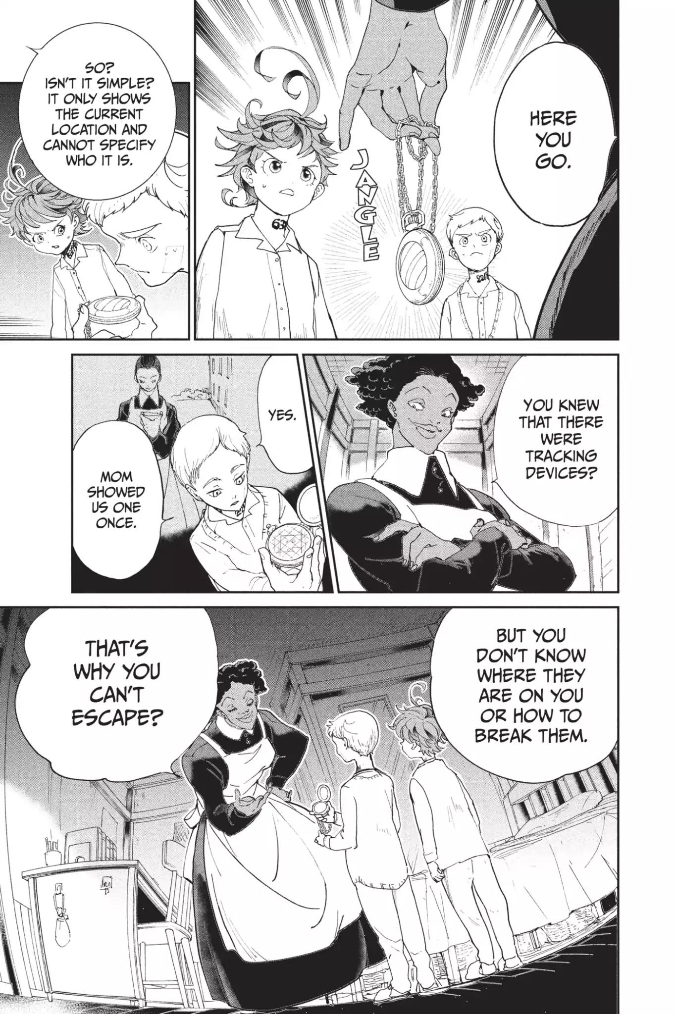 Yakusoku no Neverland Chapter 21 page 7 - Chapter 21: Blatant Trap